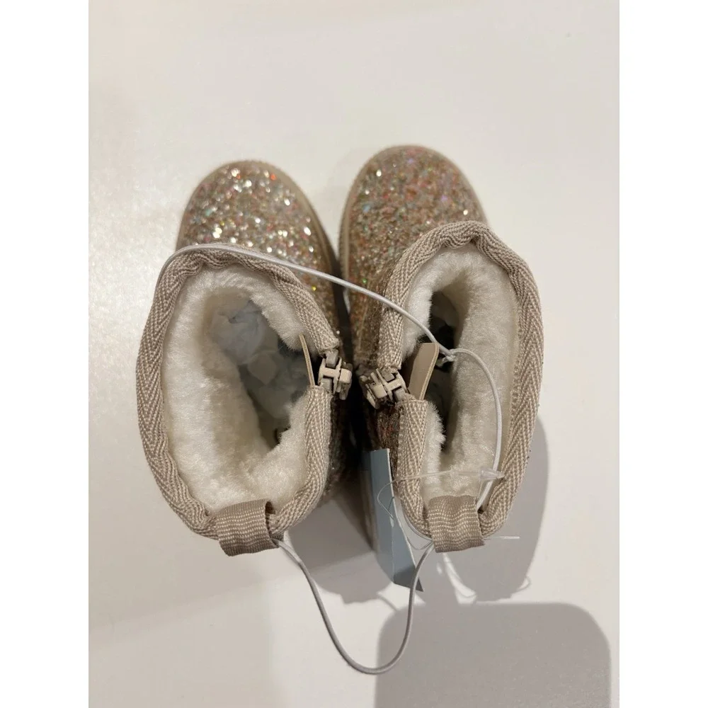 Toddler Arlo Booties - Cat‎ & Jack Gold 5T NWOT